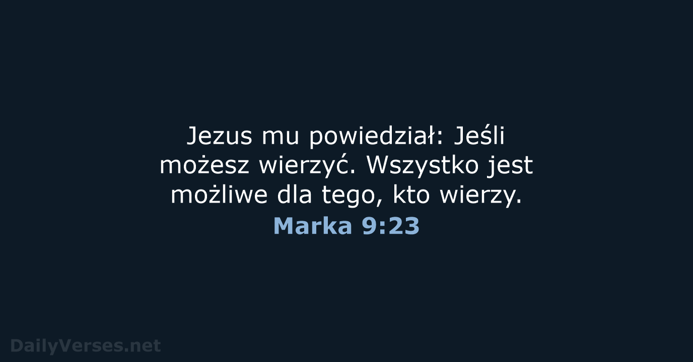 Marka 9:23 - UBG
