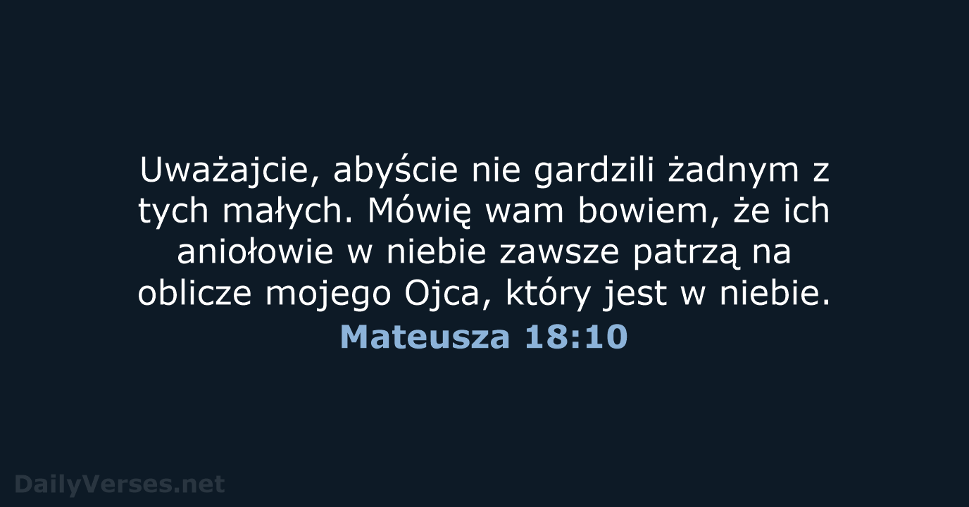 Mateusza 18:10 - UBG