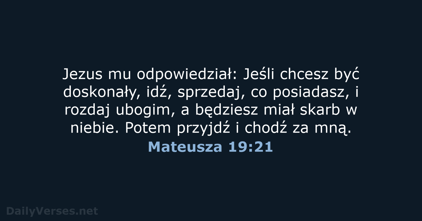 Mateusza 19:21 - UBG