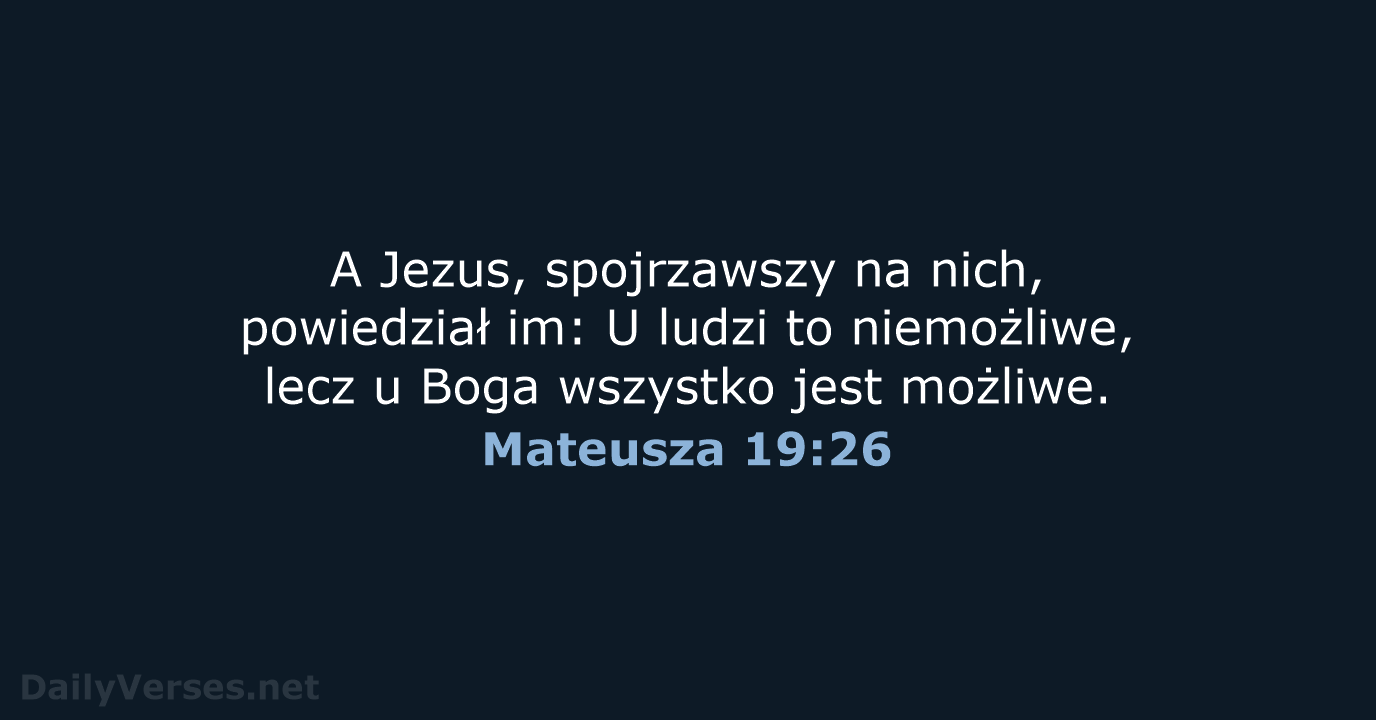 Mateusza 19:26 - UBG