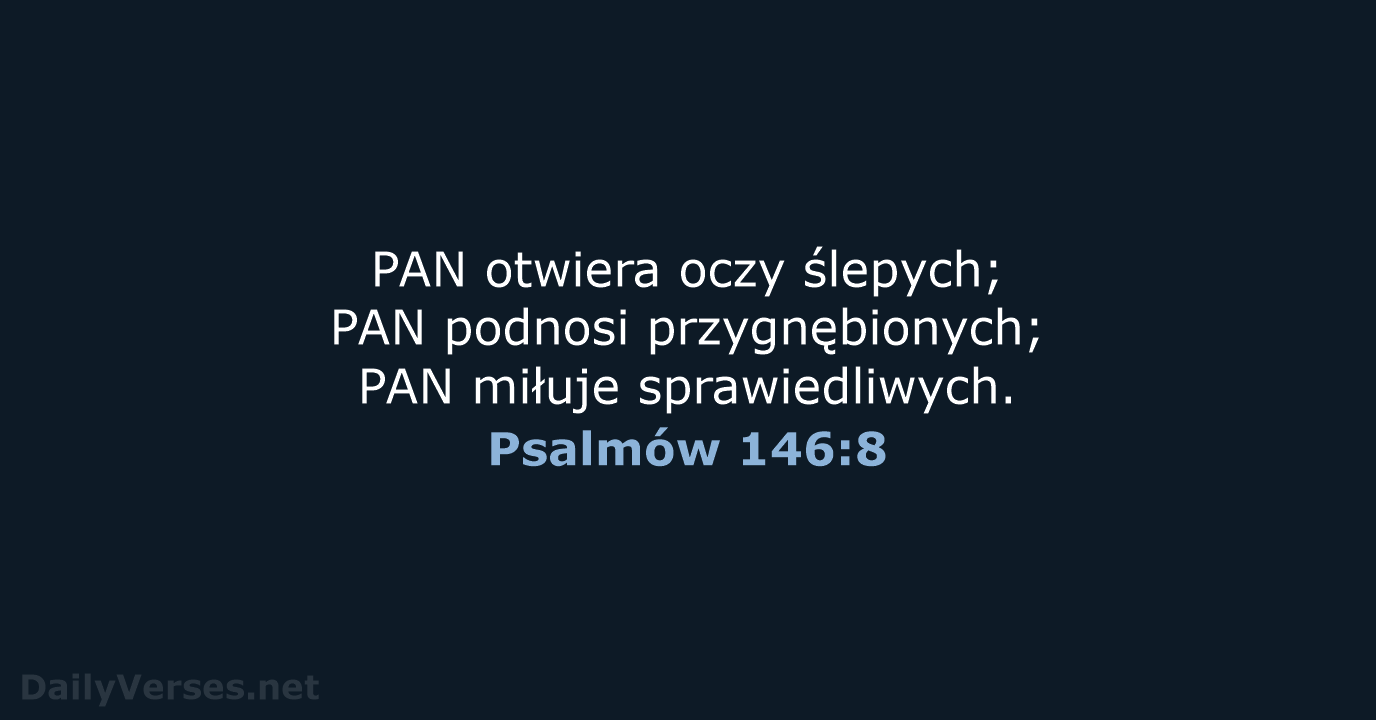 Psalmów 146:8 - UBG