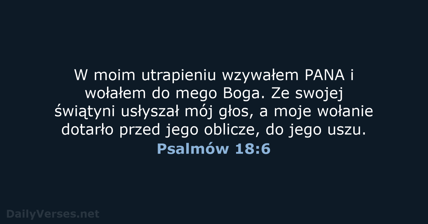Psalmów 18:6 - UBG