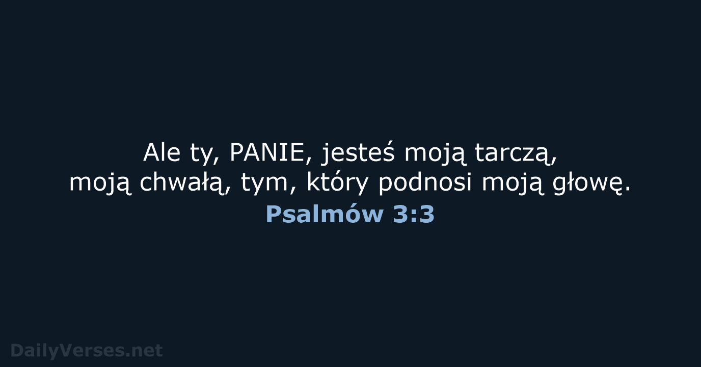 Psalmów 3:3 - UBG