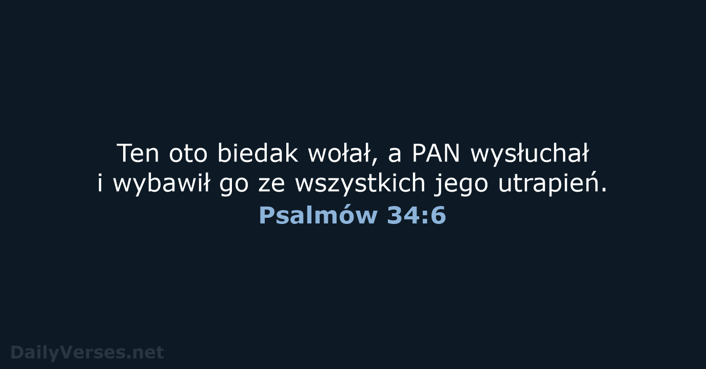 Psalmów 34:6 - UBG