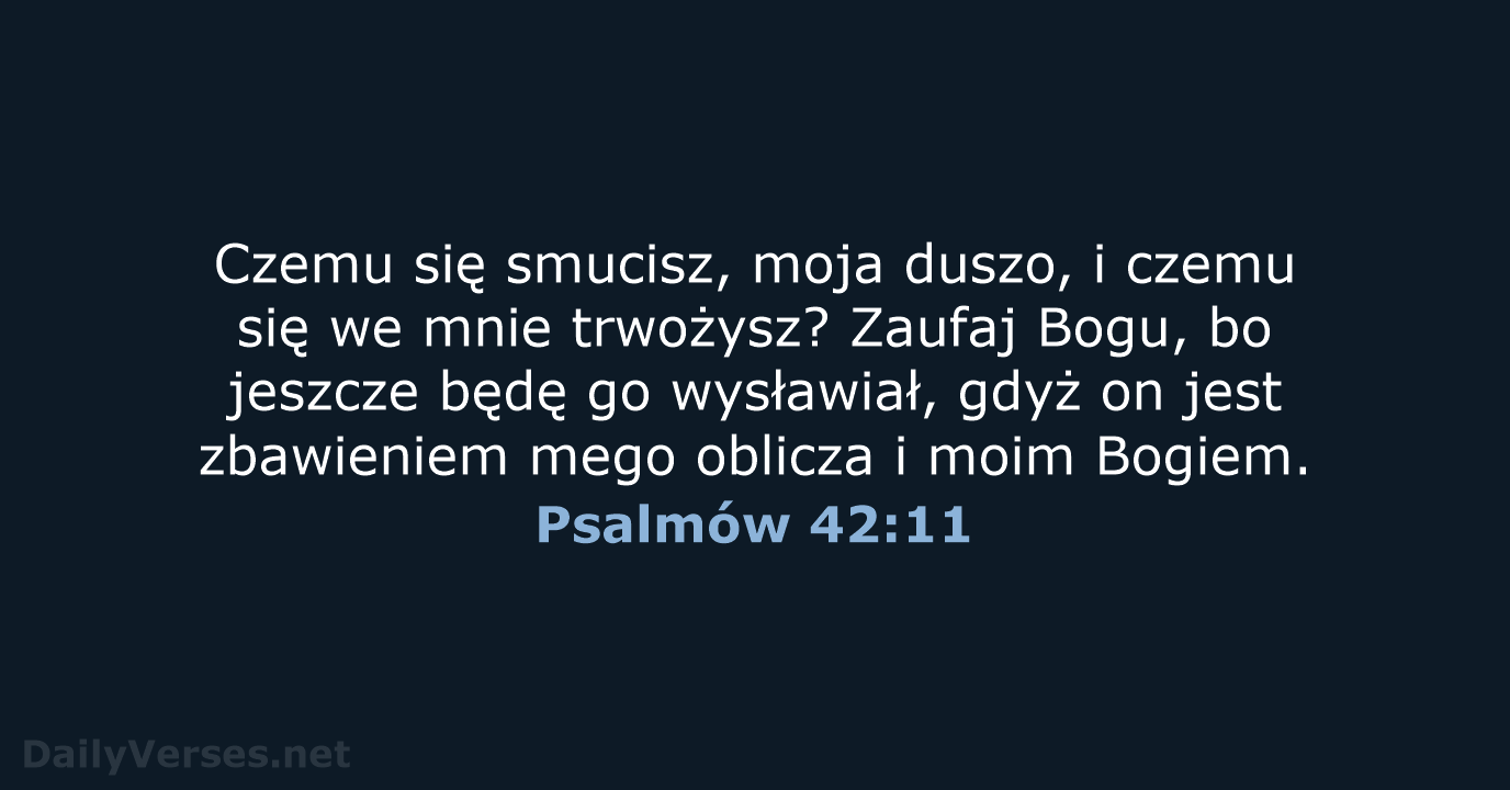 Psalmów 42:11 - UBG