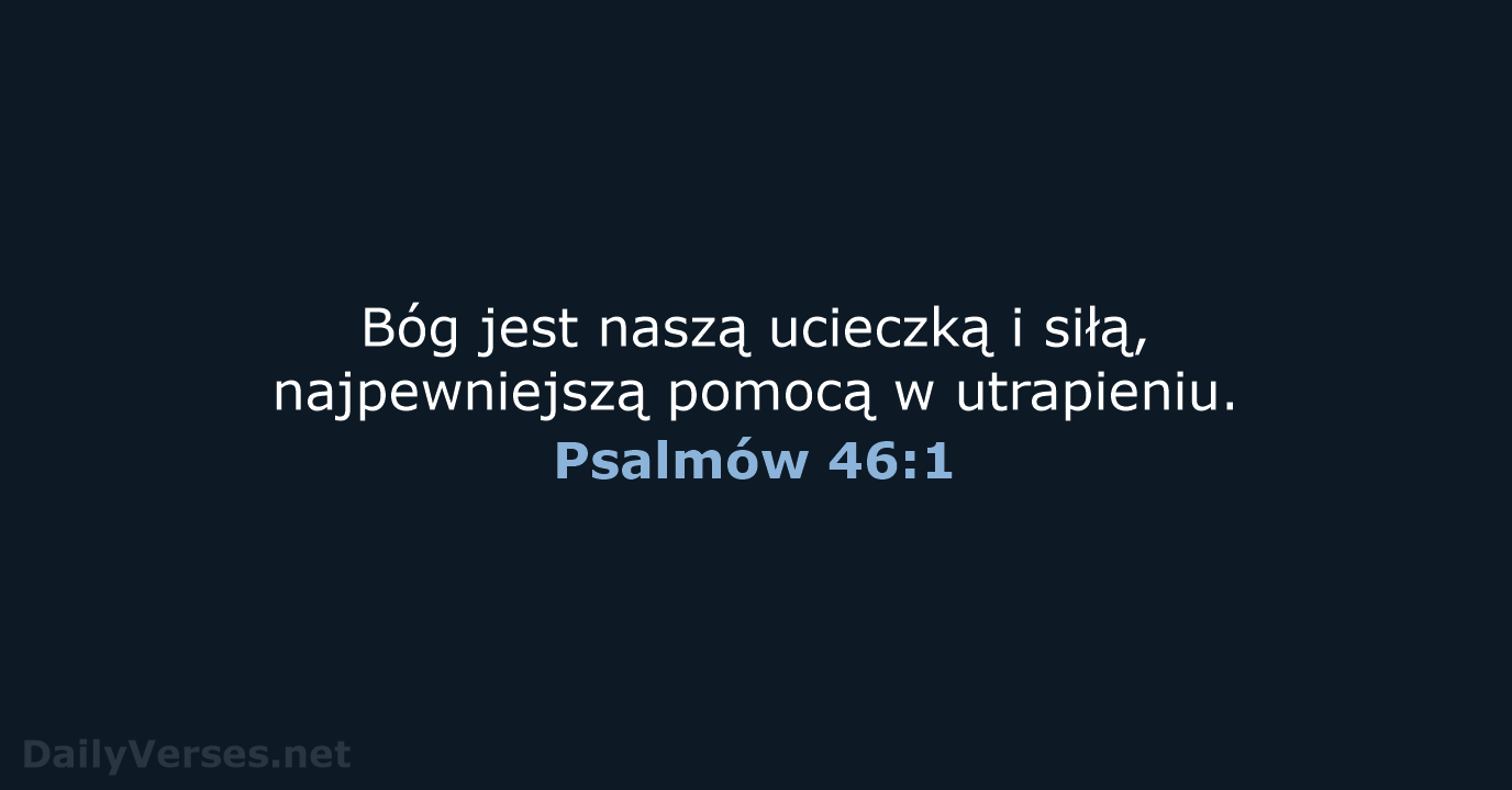 Psalmów 46:1 - UBG