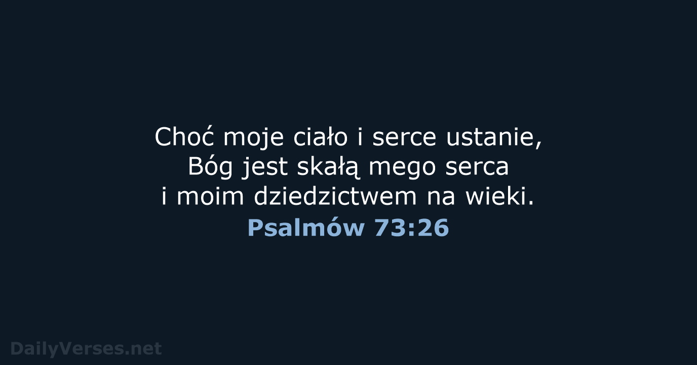Psalmów 73:26 - UBG