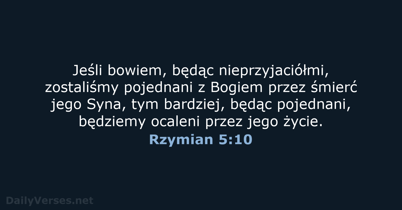 Rzymian 5:10 - UBG