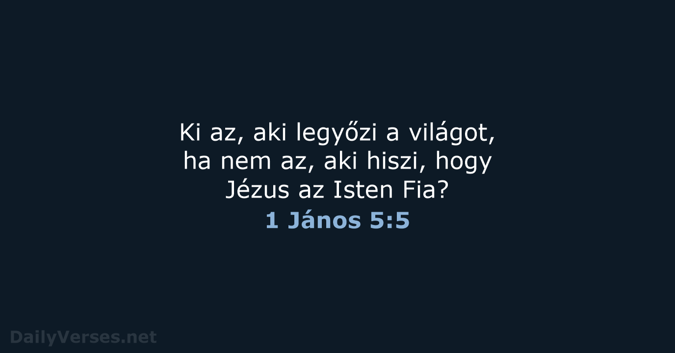 1 János 5:5 - UF