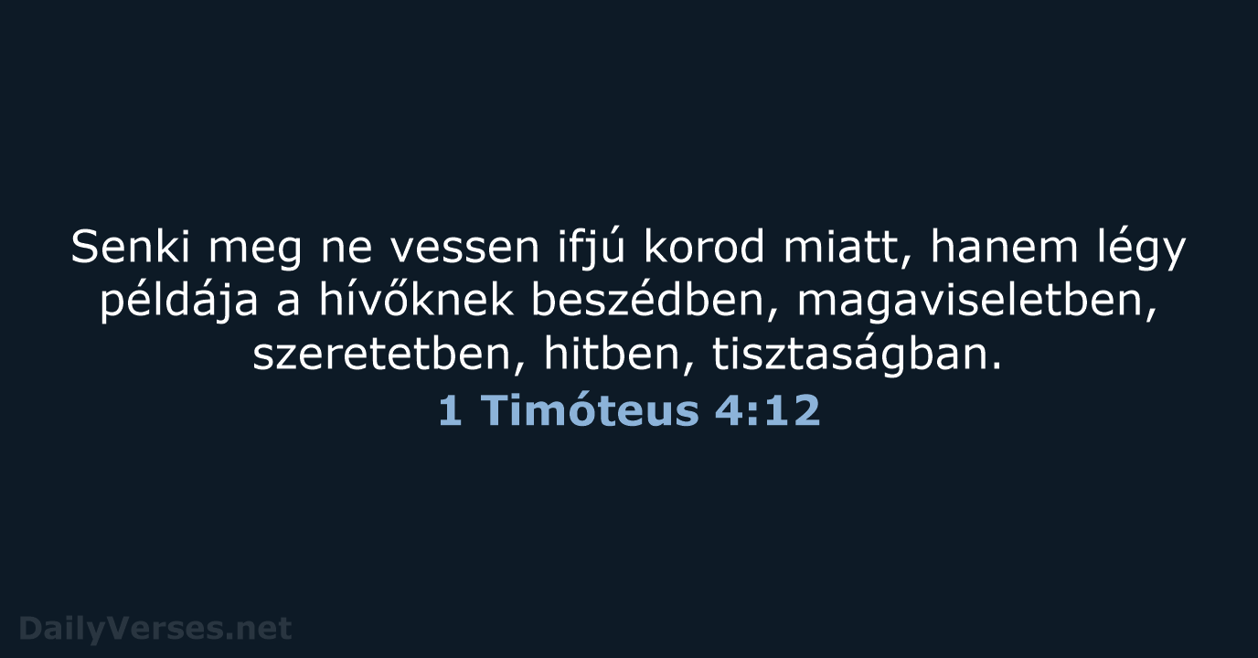 1 Timóteus 4:12 - UF