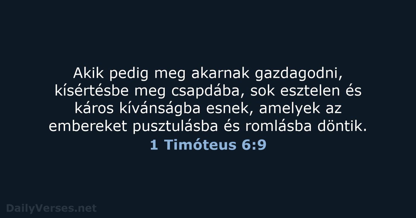 1 Timóteus 6:9 - UF