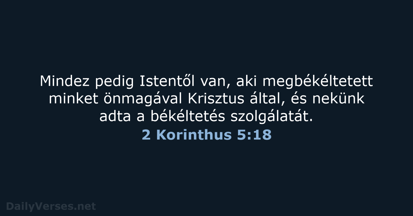 2 Korinthus 5:18 - UF