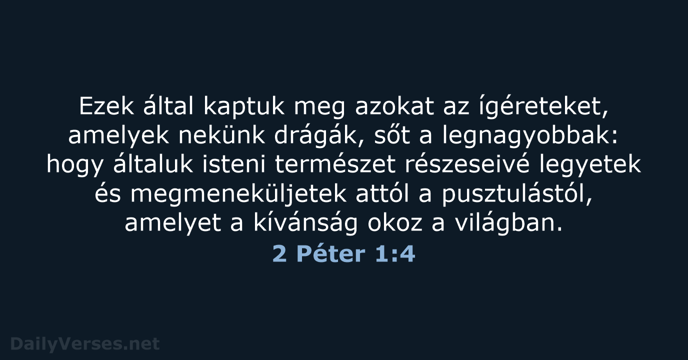 2 Péter 1:4 - UF