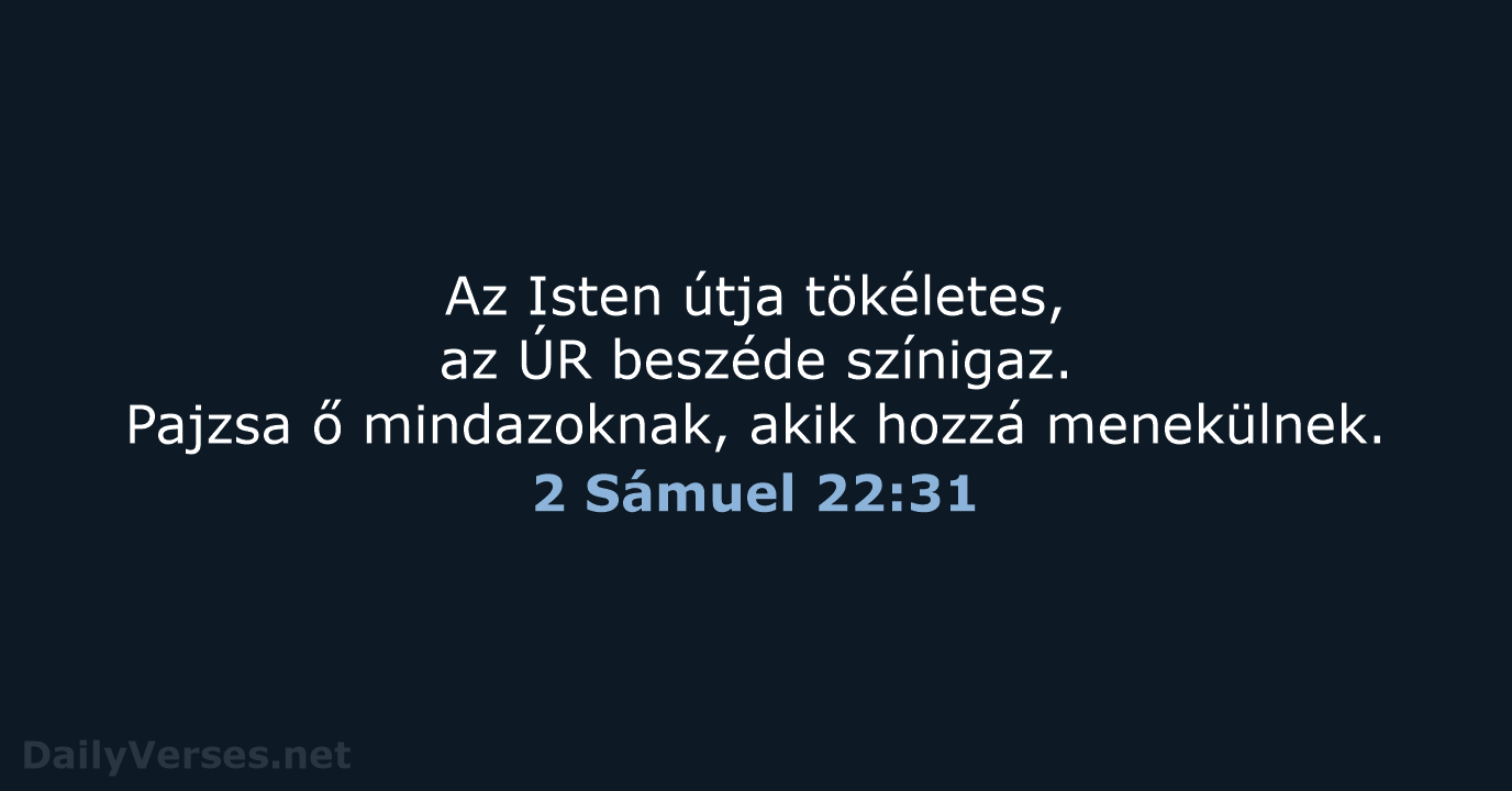 2 Sámuel 22:31 - UF