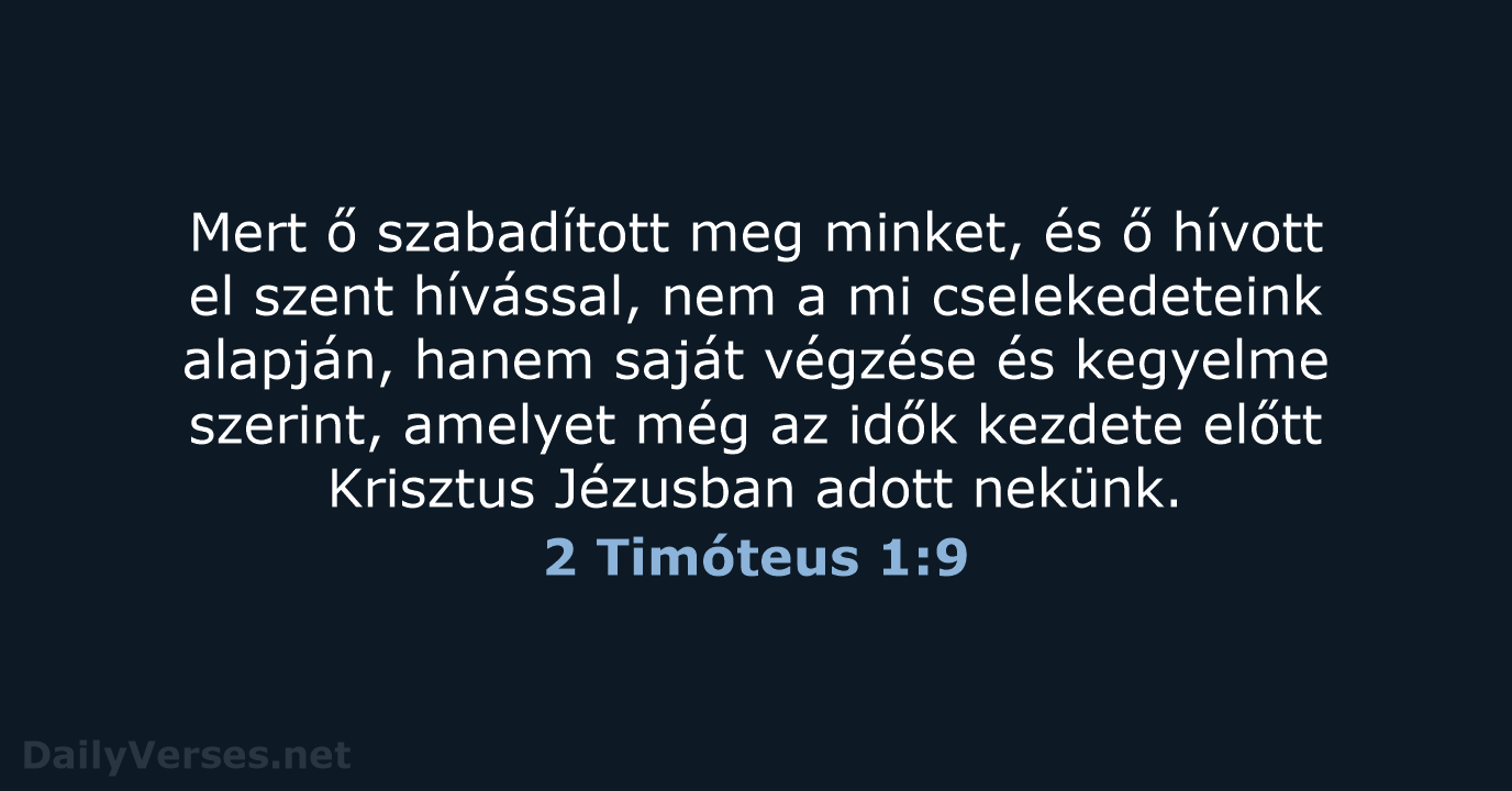 2 Timóteus 1:9 - UF