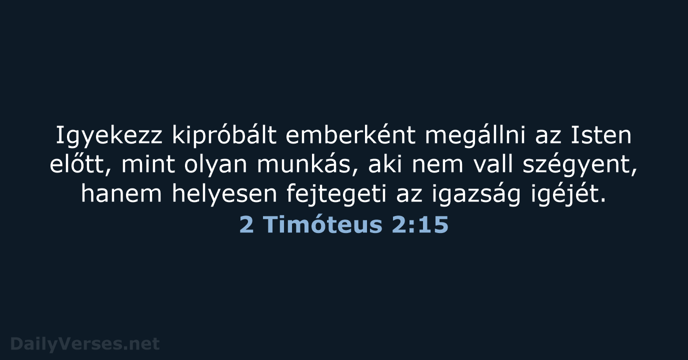 2 Timóteus 2:15 - UF