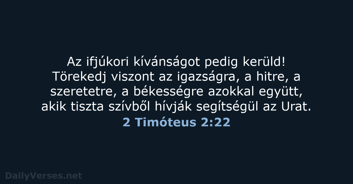 2 Timóteus 2:22 - UF