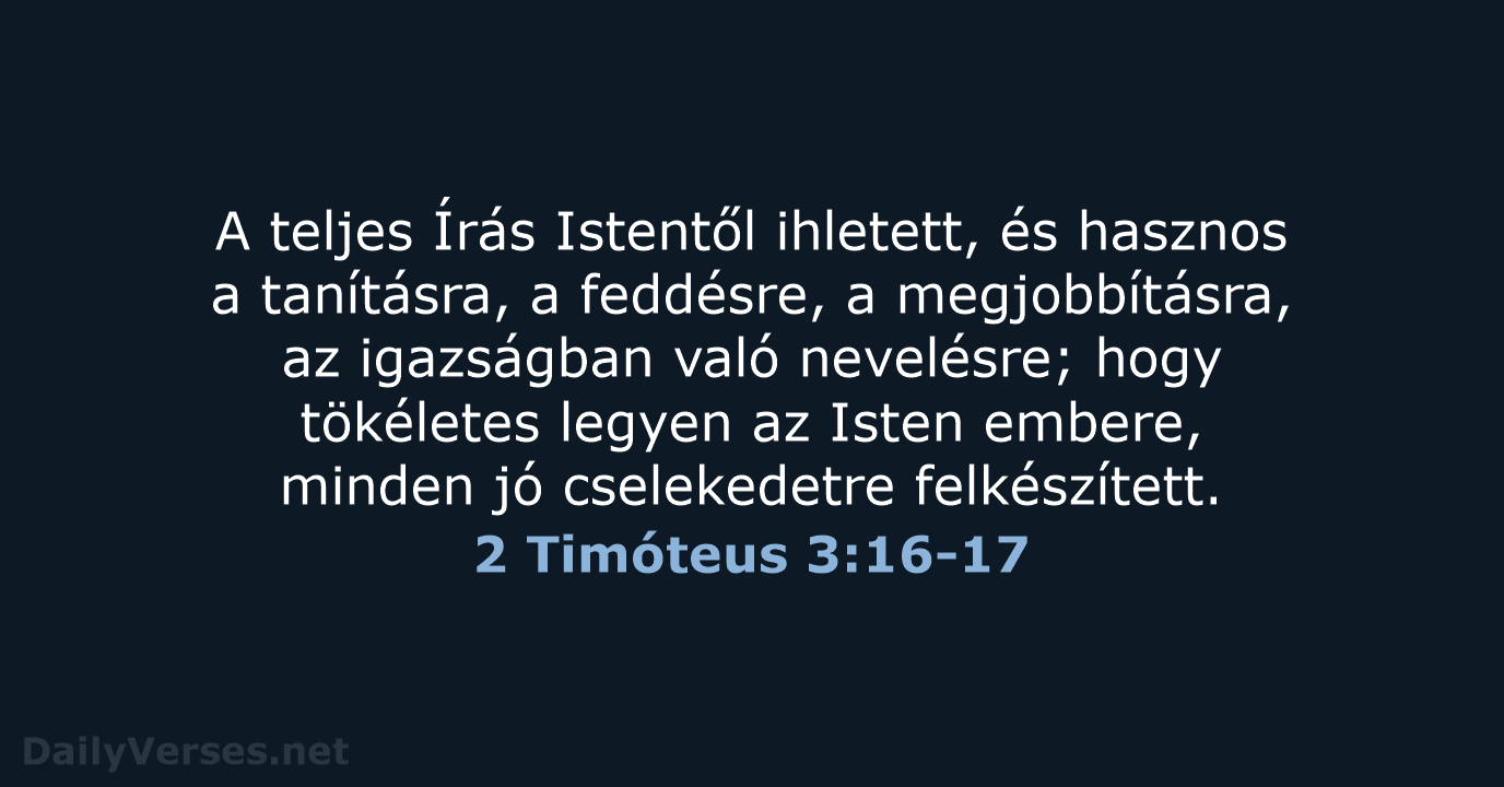 2 Timóteus 3:16-17 - UF