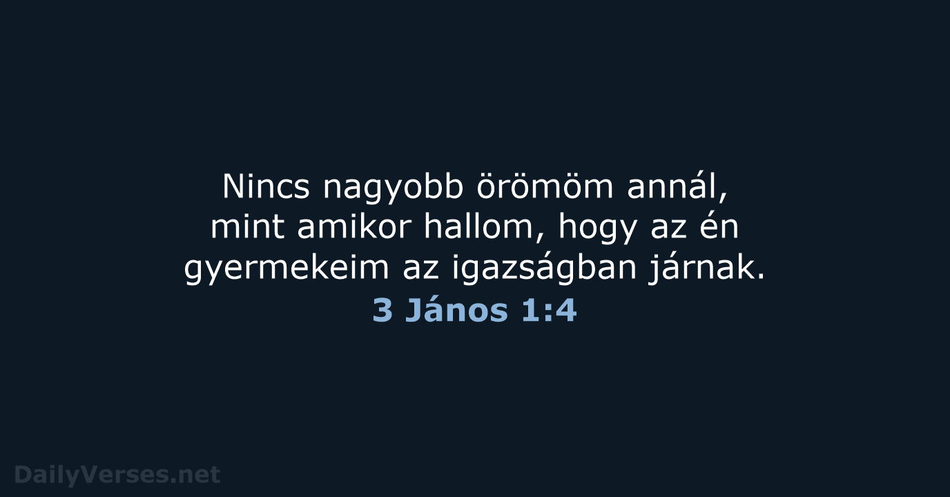 3 János 1:4 - UF