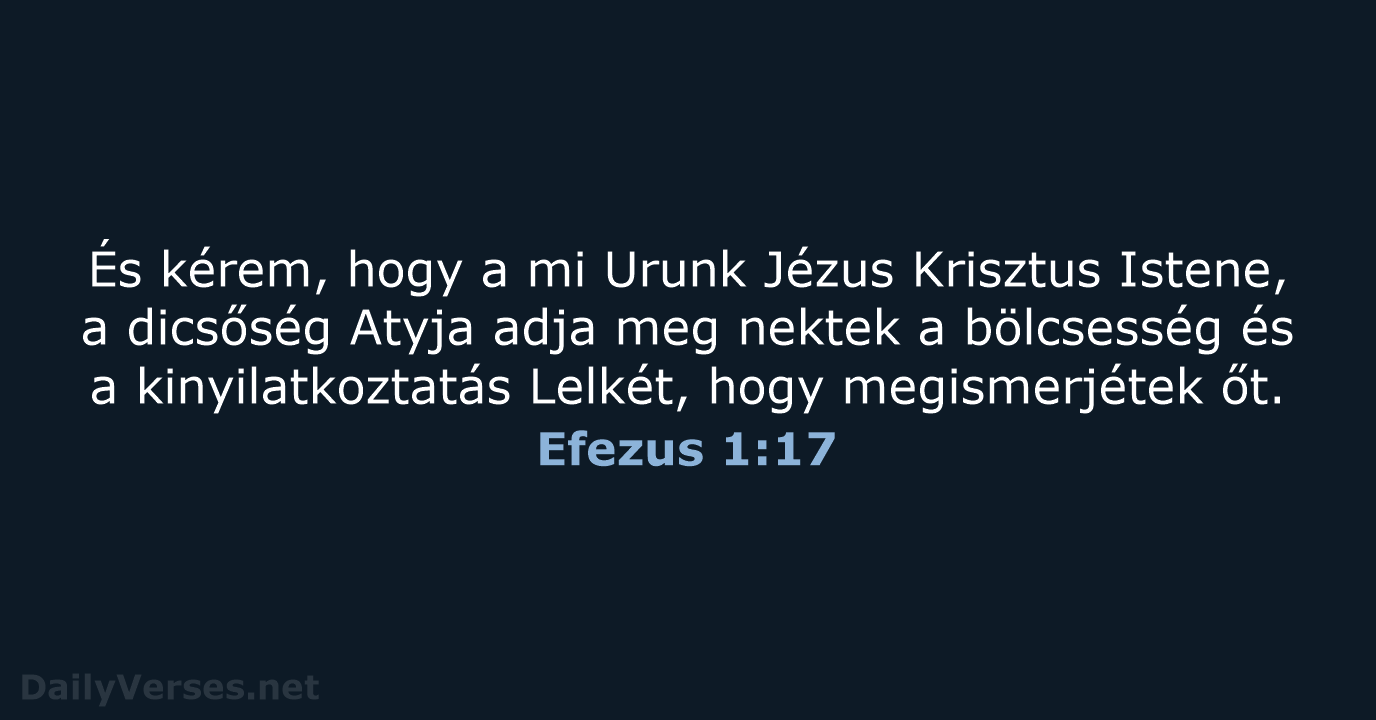 Efezus 1:17 - UF