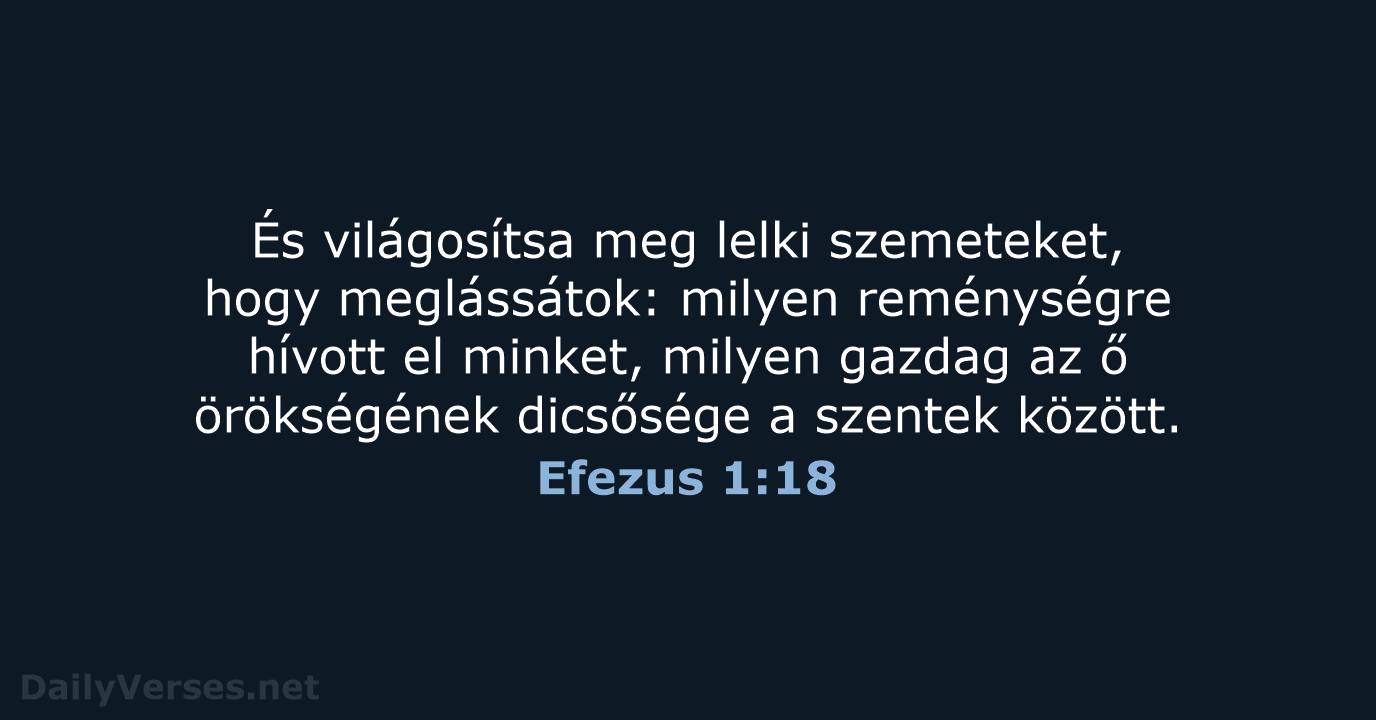 Efezus 1:18 - UF