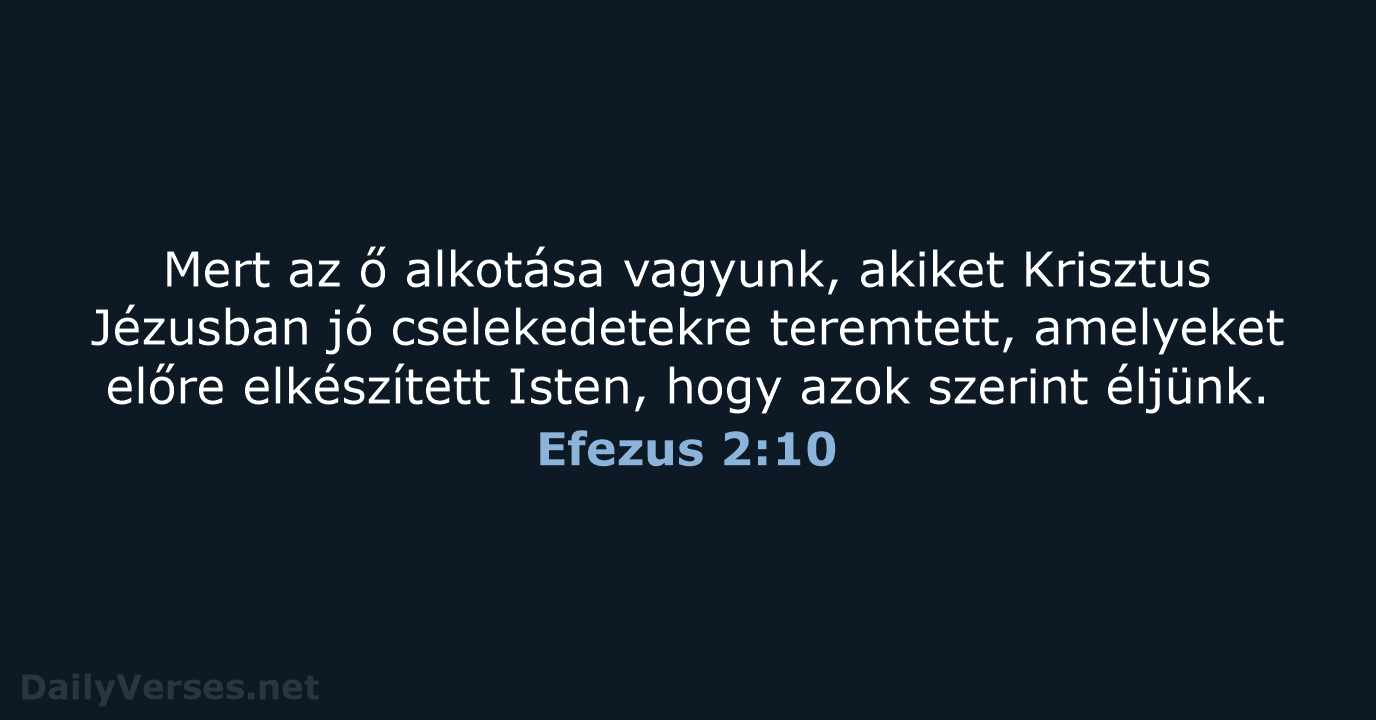 Efezus 2:10 - UF