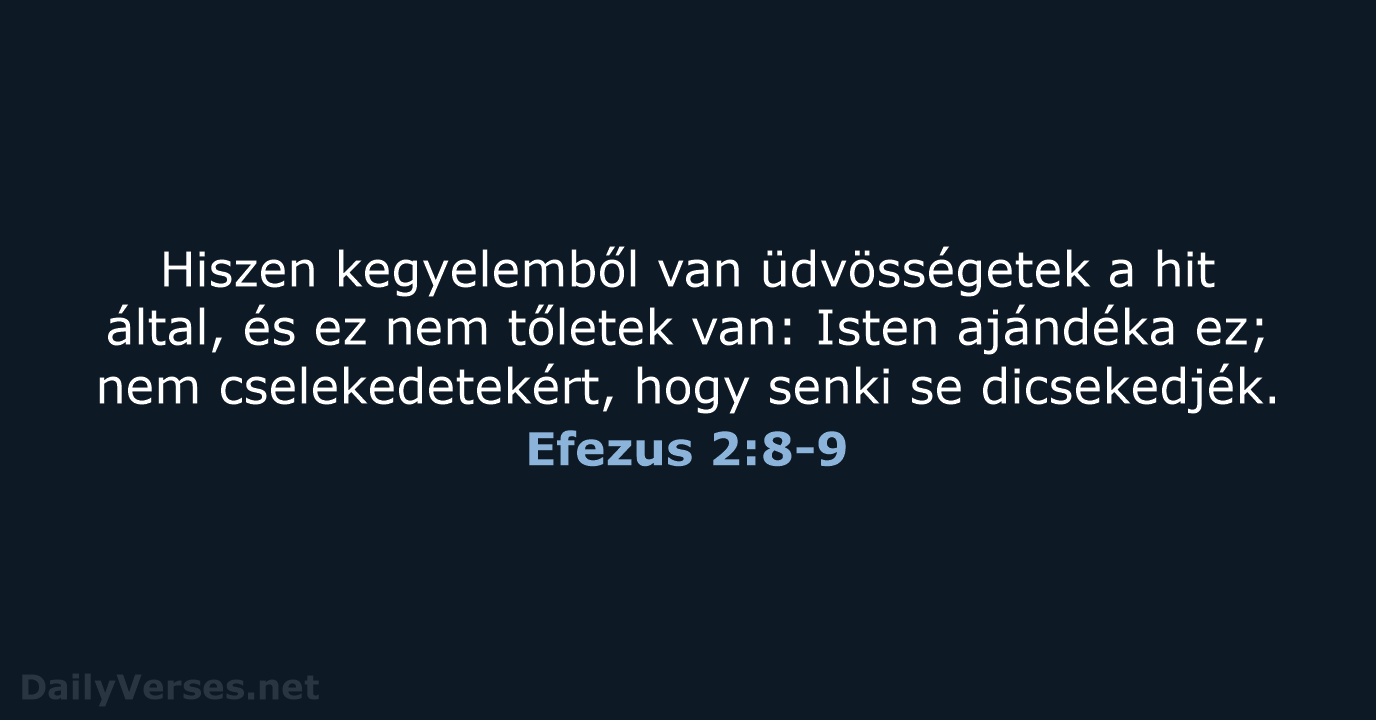 Efezus 2:8-9 - UF