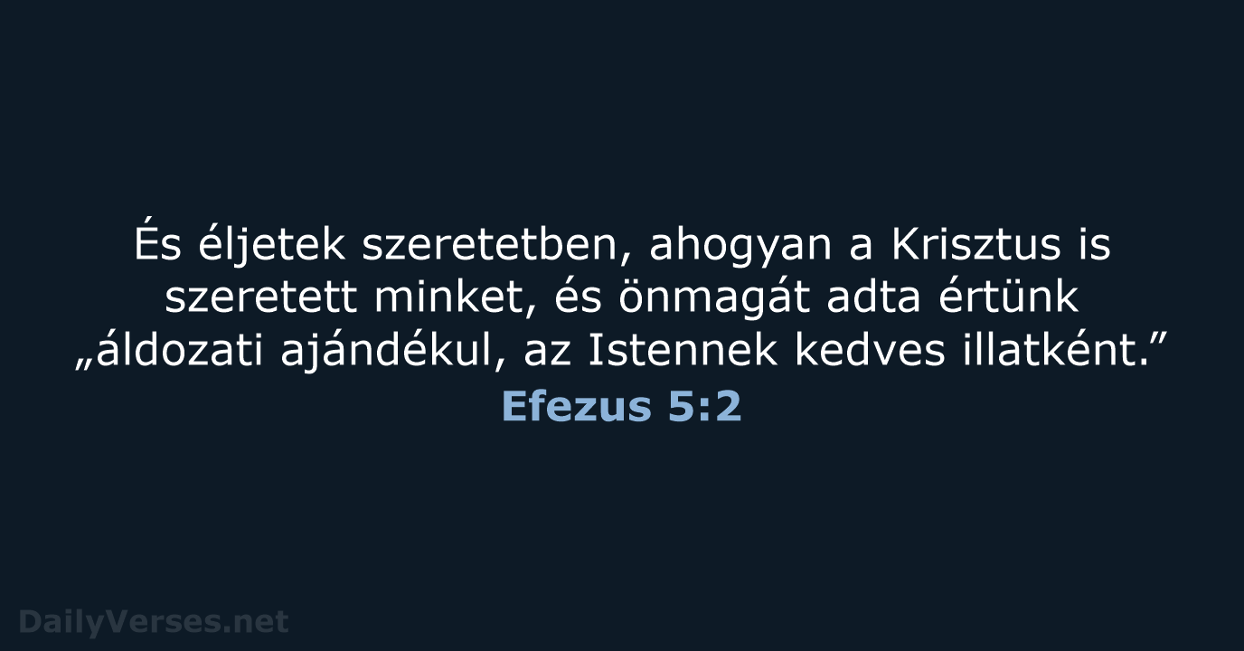 Efezus 5:2 - UF