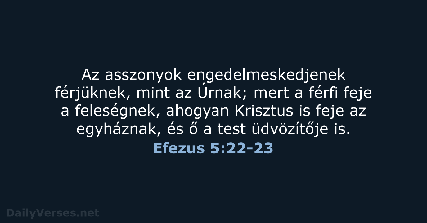 Efezus 5:22-23 - UF