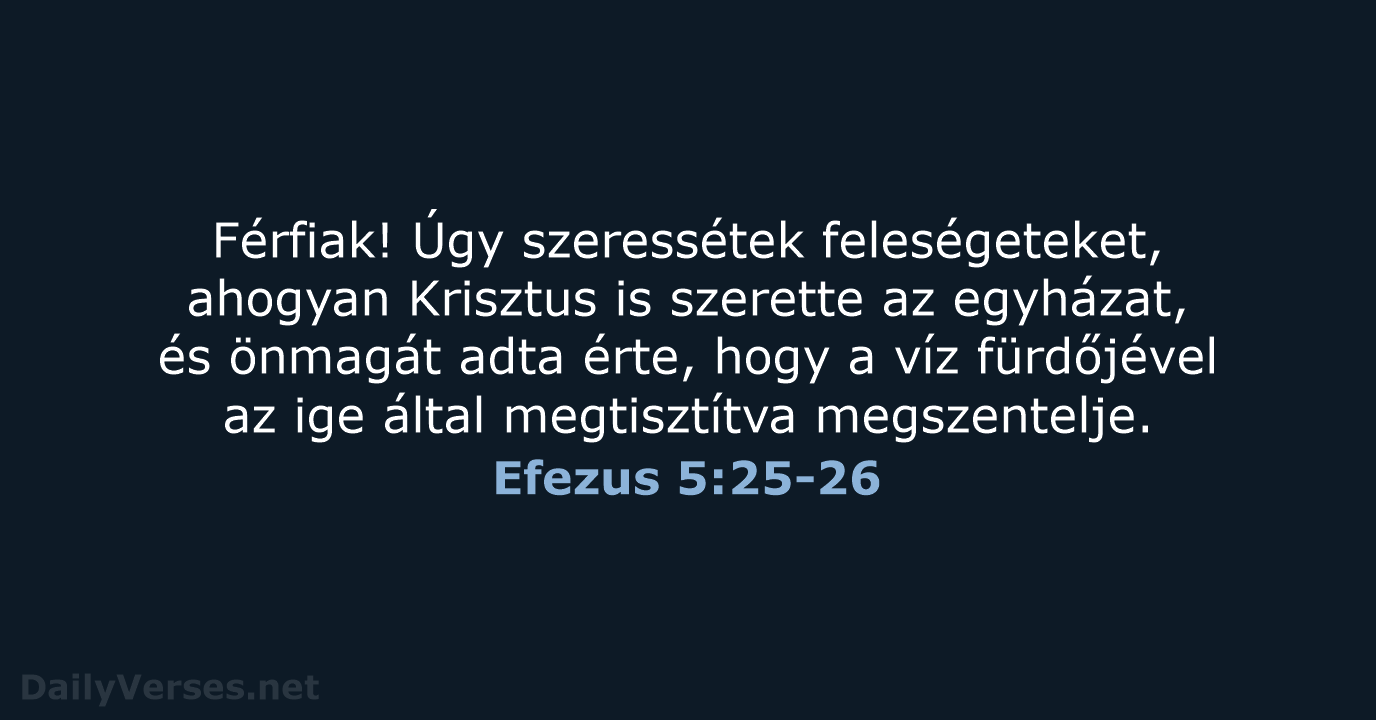 Efezus 5:25-26 - UF