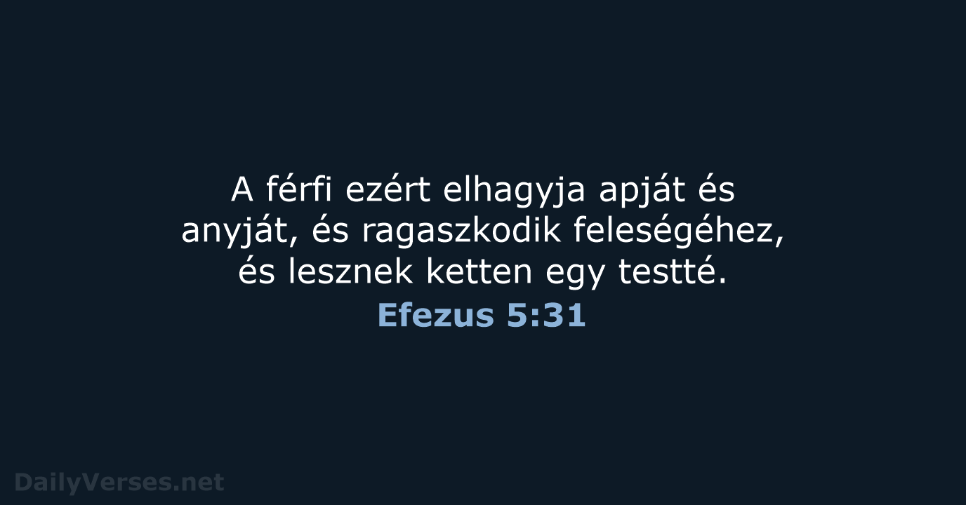 Efezus 5:31 - UF