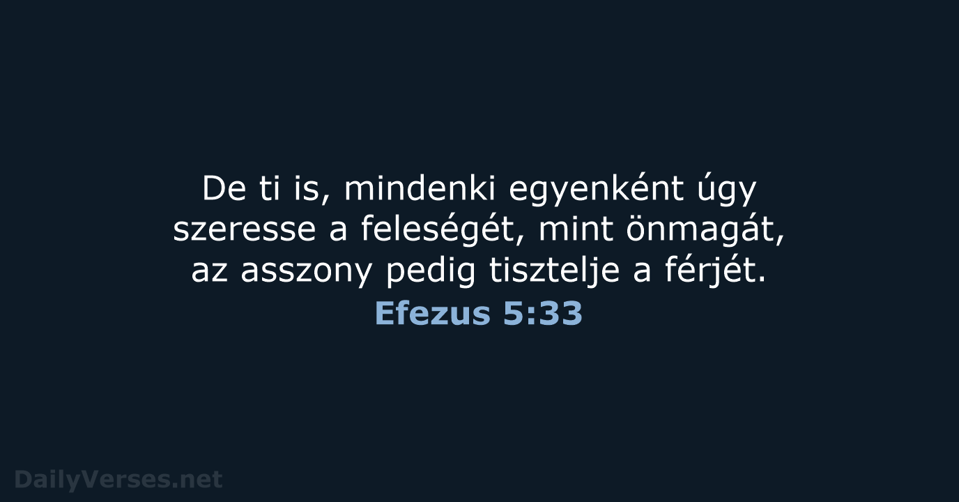 Efezus 5:33 - UF