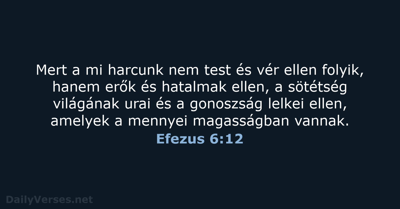 Efezus 6:12 - UF