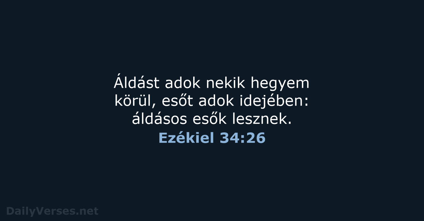 Ezékiel 34:26 - UF