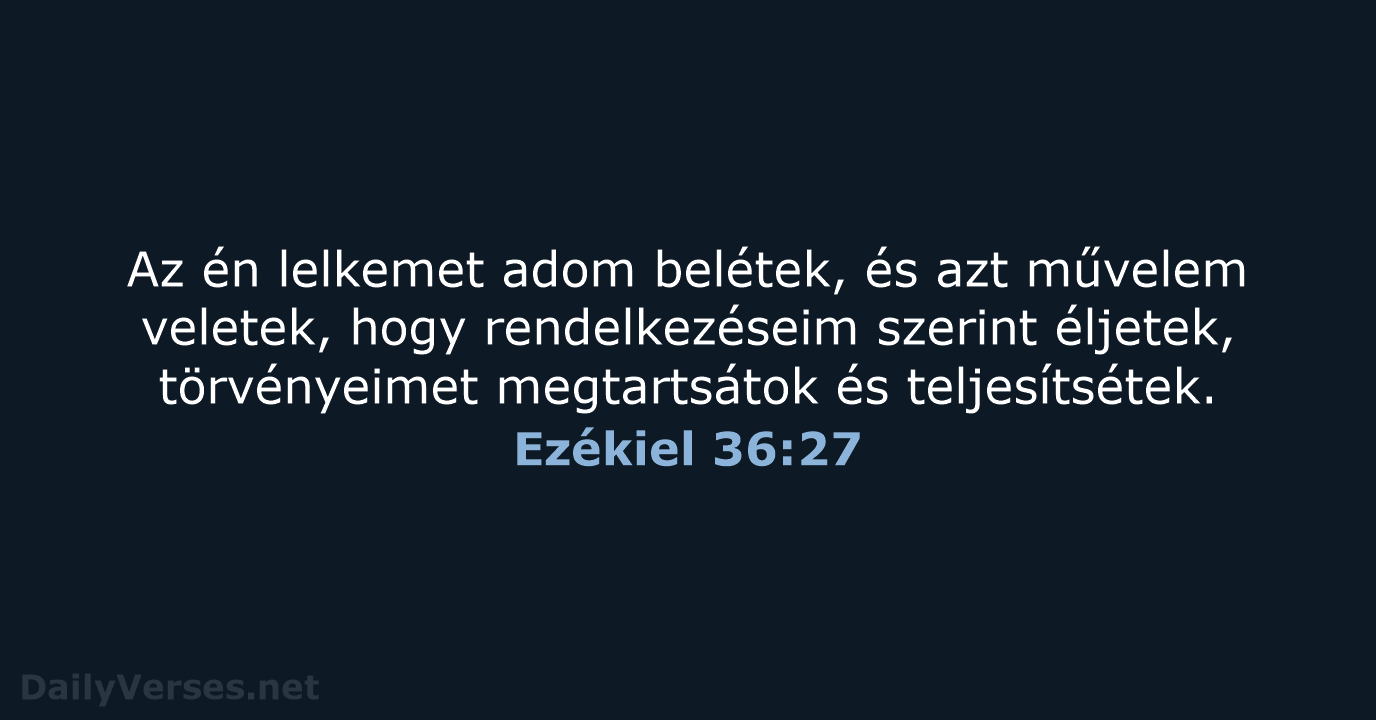 Ezékiel 36:27 - UF