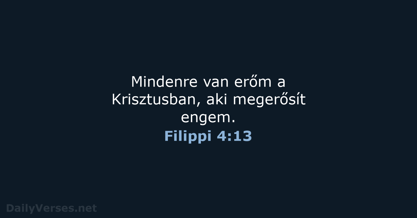 Filippi 4:13 - UF