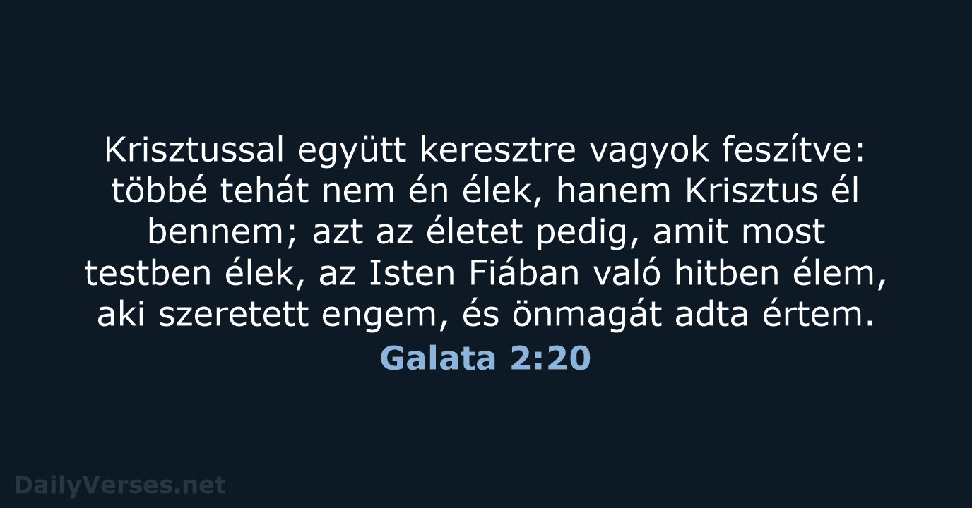 Galata 2:20 - UF