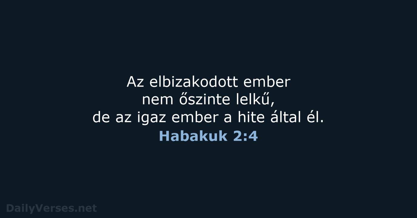 Habakuk 2:4 - UF