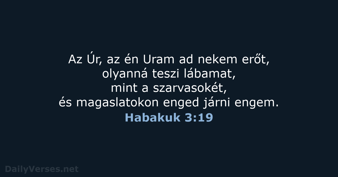 Habakuk 3:19 - UF