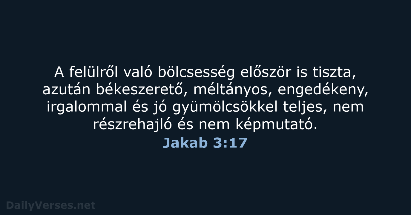 Jakab 3:17 - UF