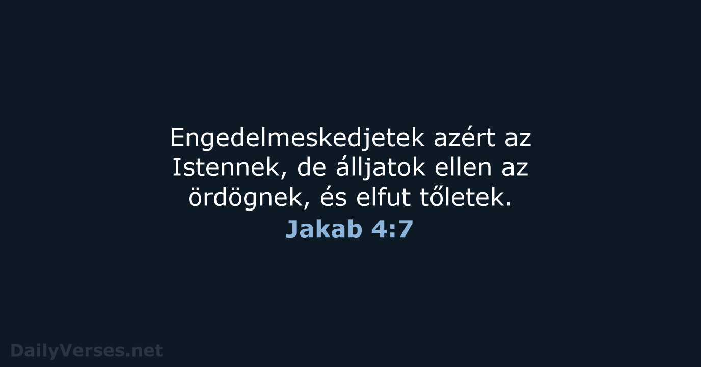 Jakab 4:7 - UF