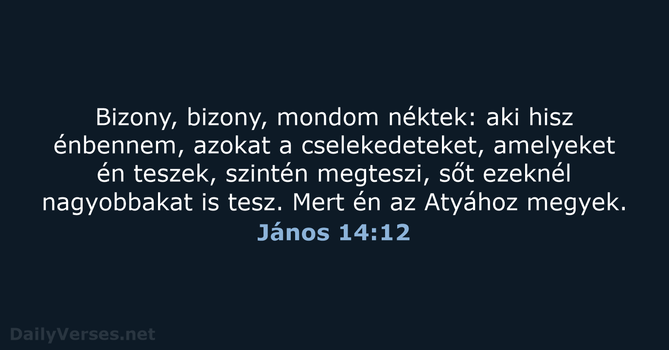 János 14:12 - UF