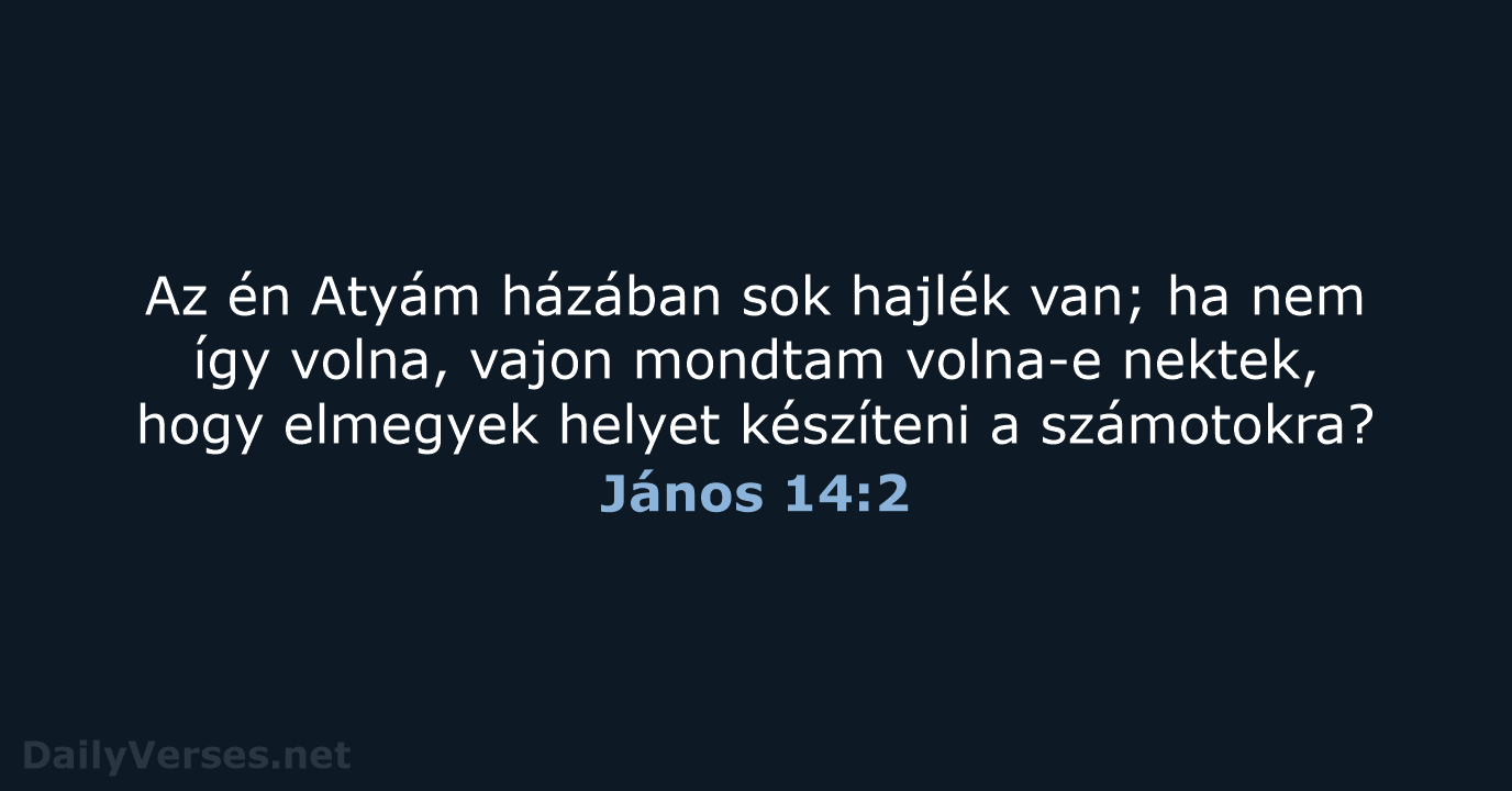 János 14:2 - UF