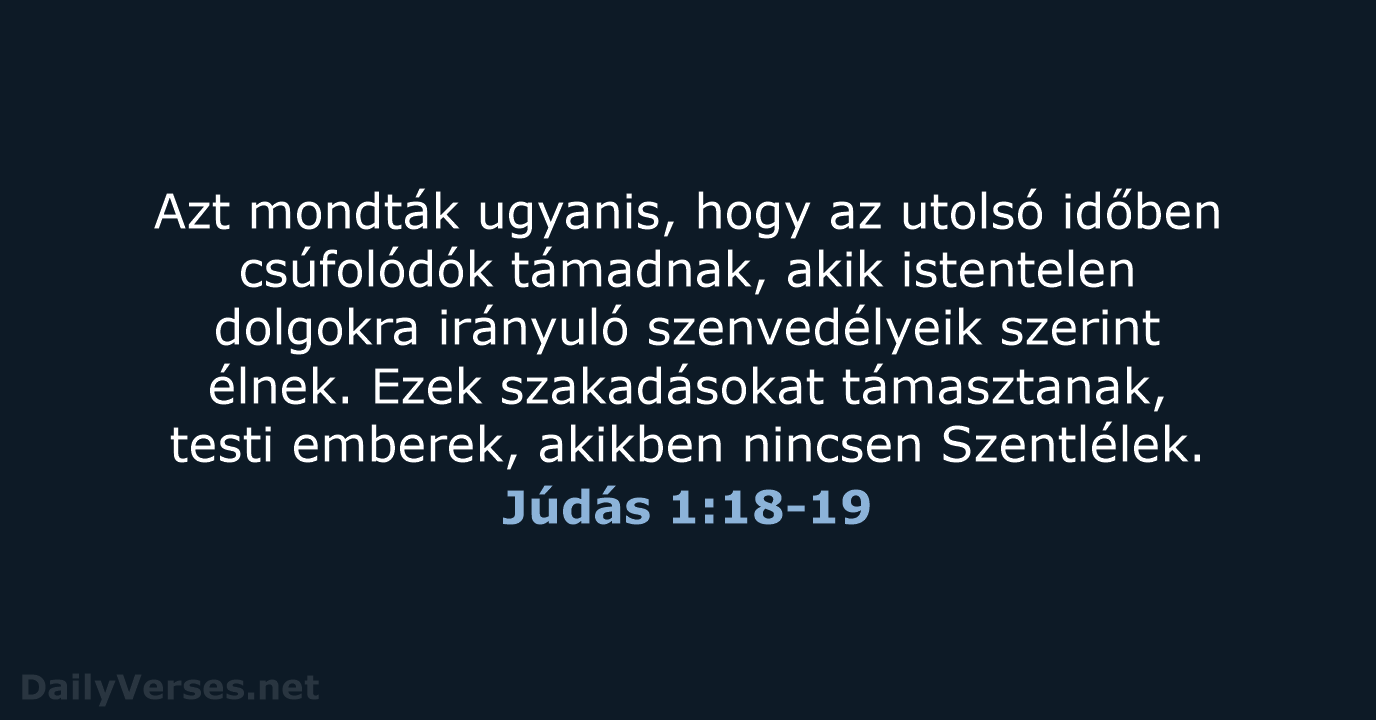 Júdás 1:18-19 - UF