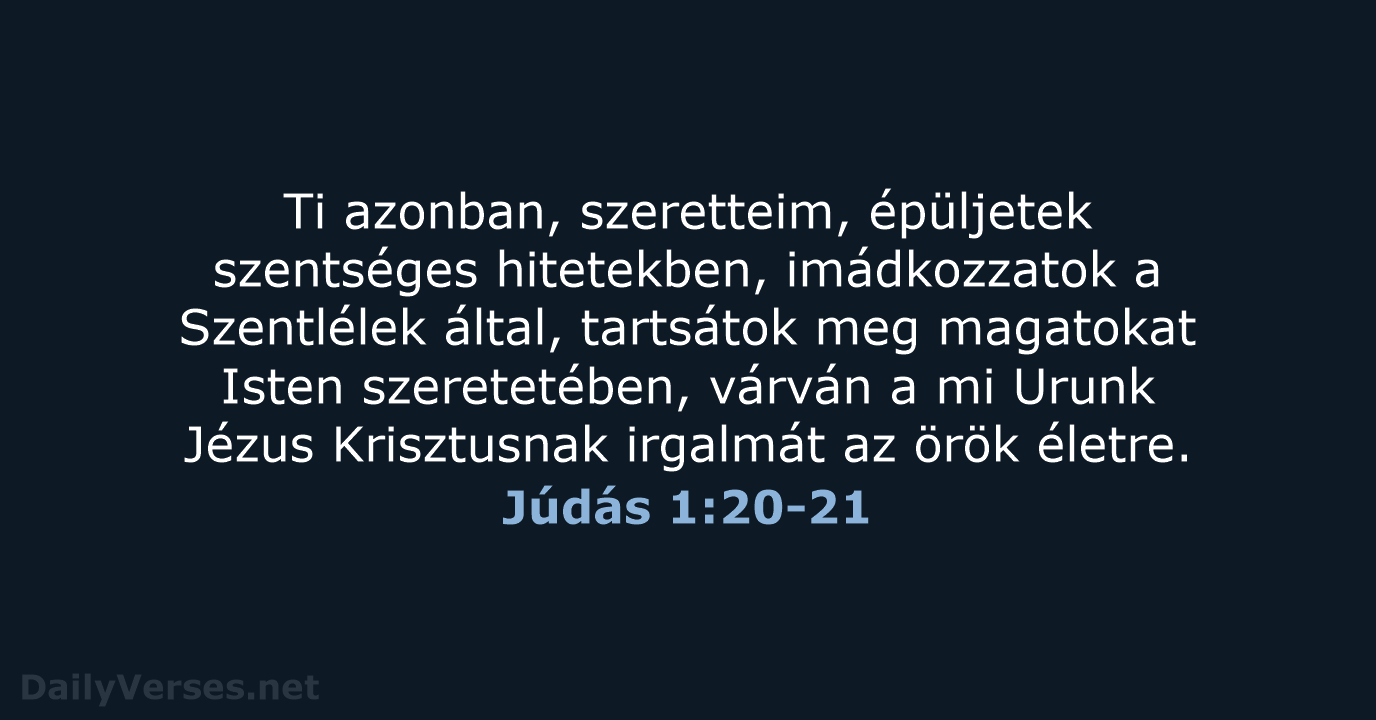 Júdás 1:20-21 - UF