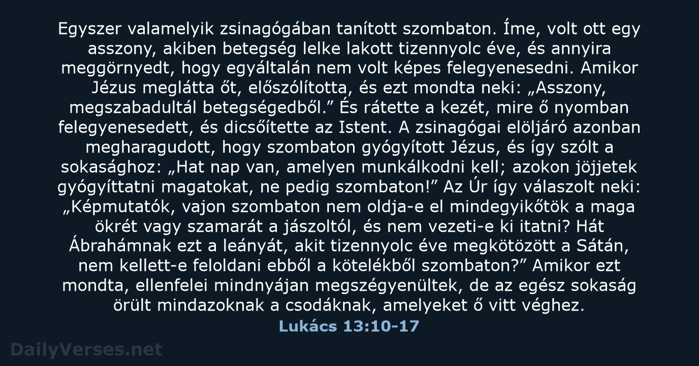 Lukács 13:10-17 - UF