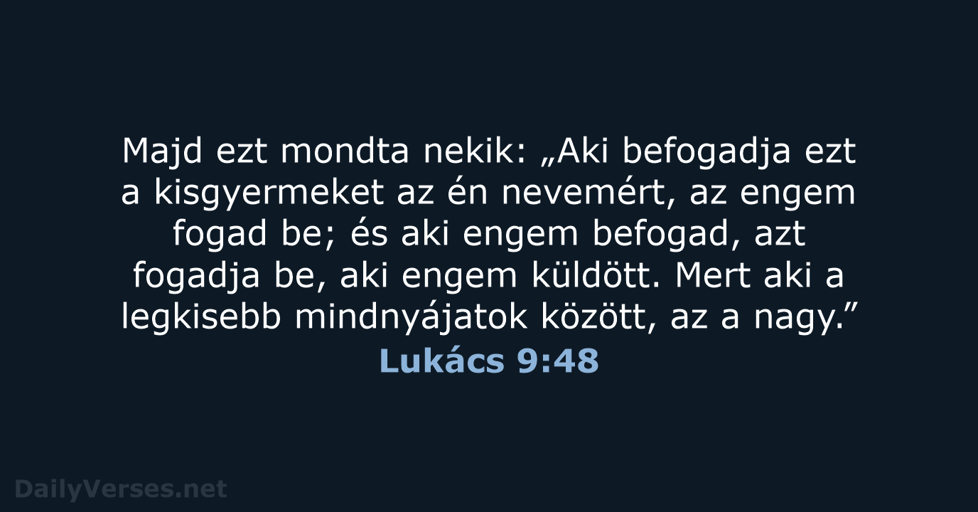 Lukács 9:48 - UF