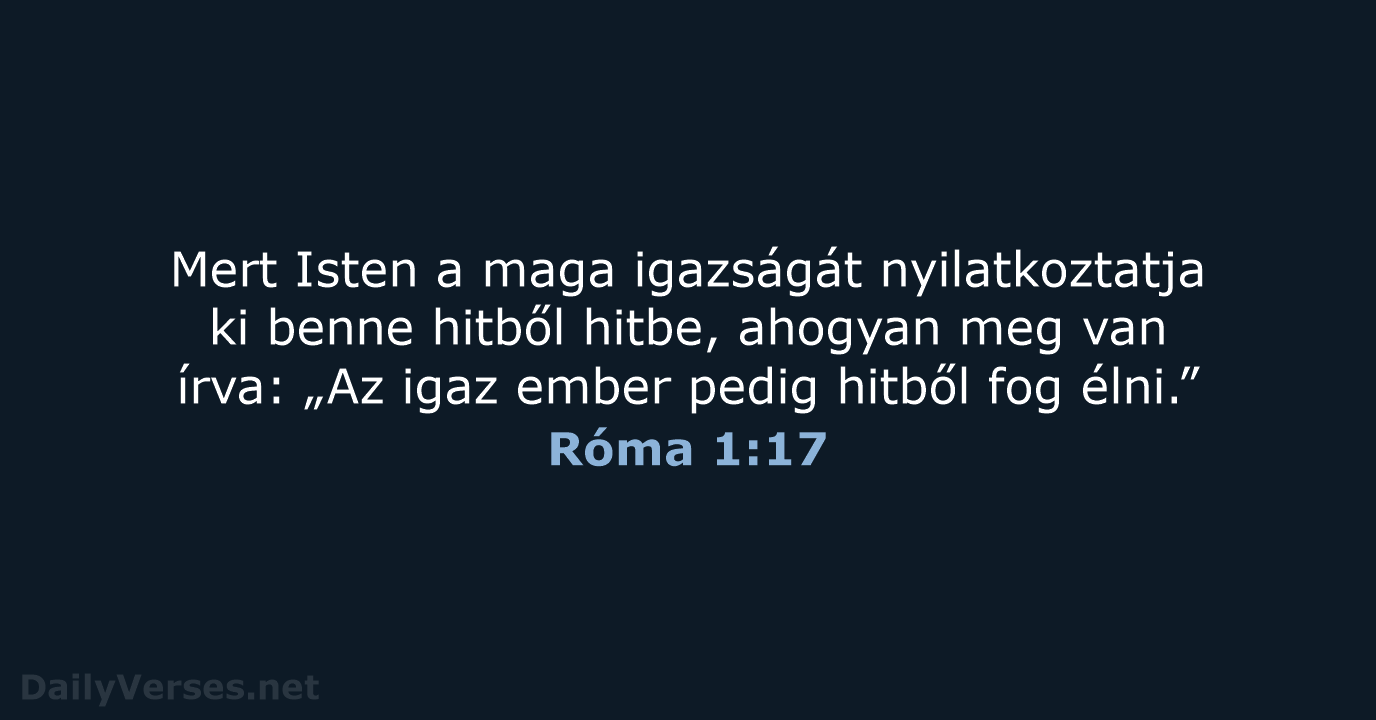 Róma 1:17 - UF