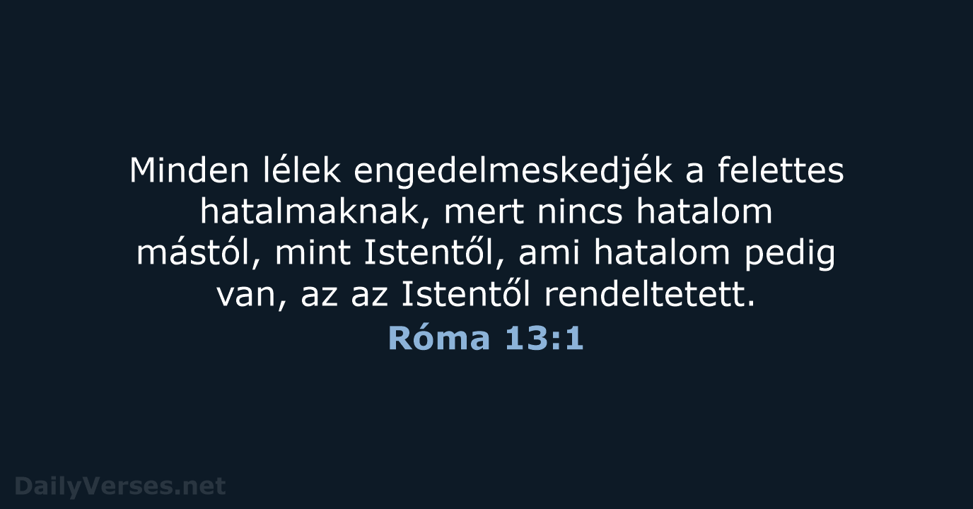 Róma 13:1 - UF