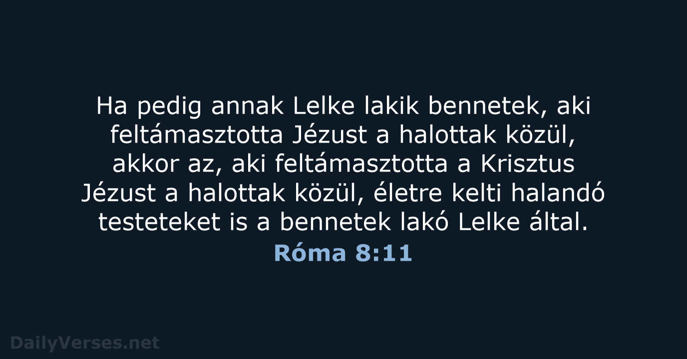 Róma 8:11 - UF